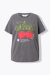 T-shirt, coupe Boxy Fit, motif cerises