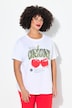 T-shirt, coupe Boxy Fit, motif cerises