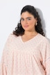 Bluse, Kaktus, A-Linie, 3/4-Arm, Spitze