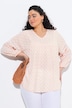 Bluse, Kaktus, A-Linie, 3/4-Arm, Spitze