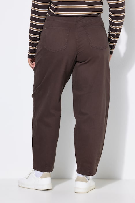Ballon-Jeans, 5-Pocket, elastischer Twill