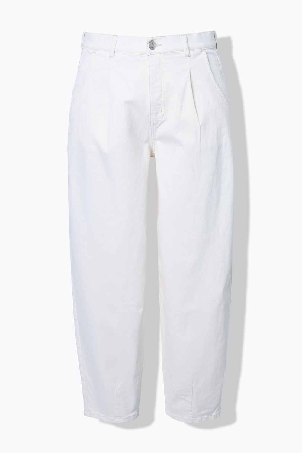 Stora storlekar Ballongjeans, Dam, beige, storlek: 44, Bomull, Studio Untold