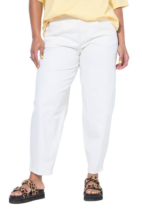 Balónové džíny, 5 kapes, strečová džínovina