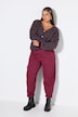 Ballon-Jeans, 5-Pocket, elastischer Twill