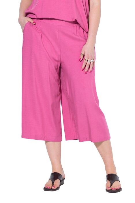 Široké kalhoty, vysoký pas