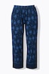 Pyjamas, blomster, v-hals, halvermer