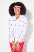 Bluse, oversized, glitrende hjerte