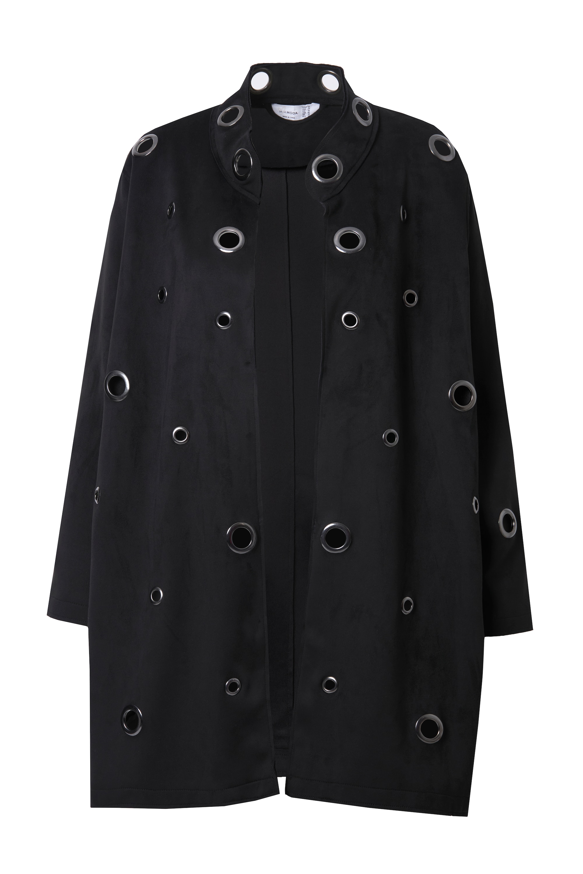 MIAMODA Damen große Größen Jacke A Linie Ziernieten 839291