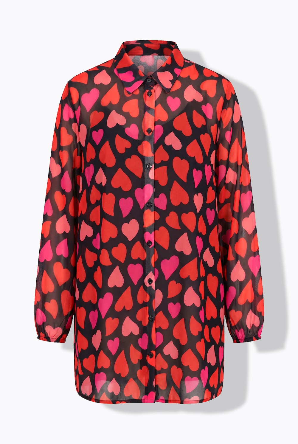 Stora storlekar Blus, Dam, svart, storlek: 50, Polyester, Mia Moda