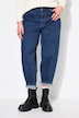 Ballonjeans, donker denim, high waist, 5-pocket