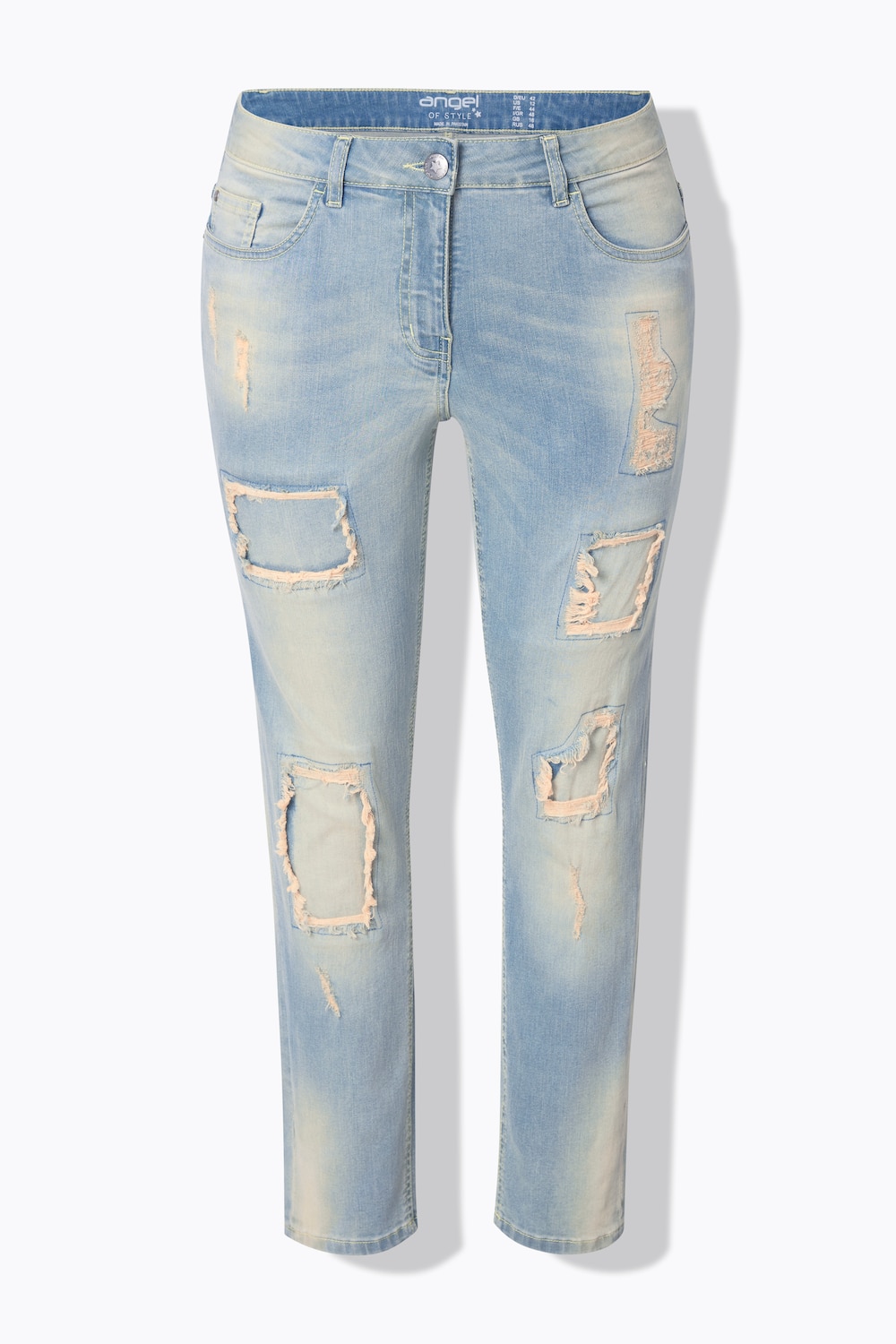 Stora storlekar Jeans Emma, Dam, blå, storlek: 54, Bomull, Angel of Style