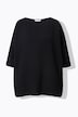 Bluse, oversized, muslin, 3/4-lange ærmer
