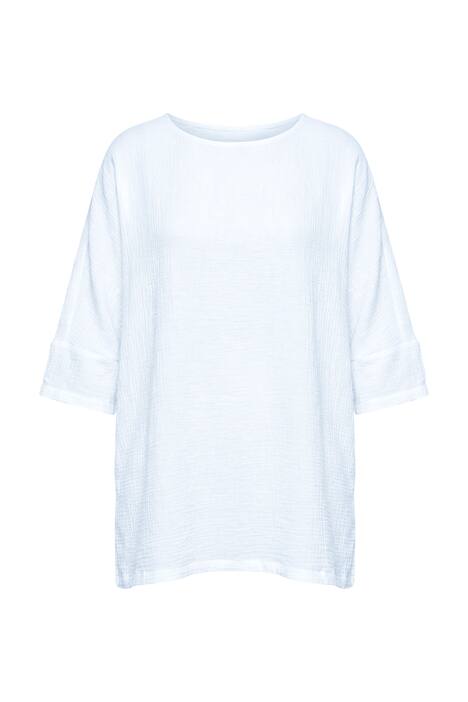 Halenka, oversize, mušelín, 3/4 rukávy