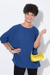 Bluse, oversized, muslin, 3/4-lange ærmer