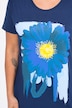 T-shirt con disegno floreale
