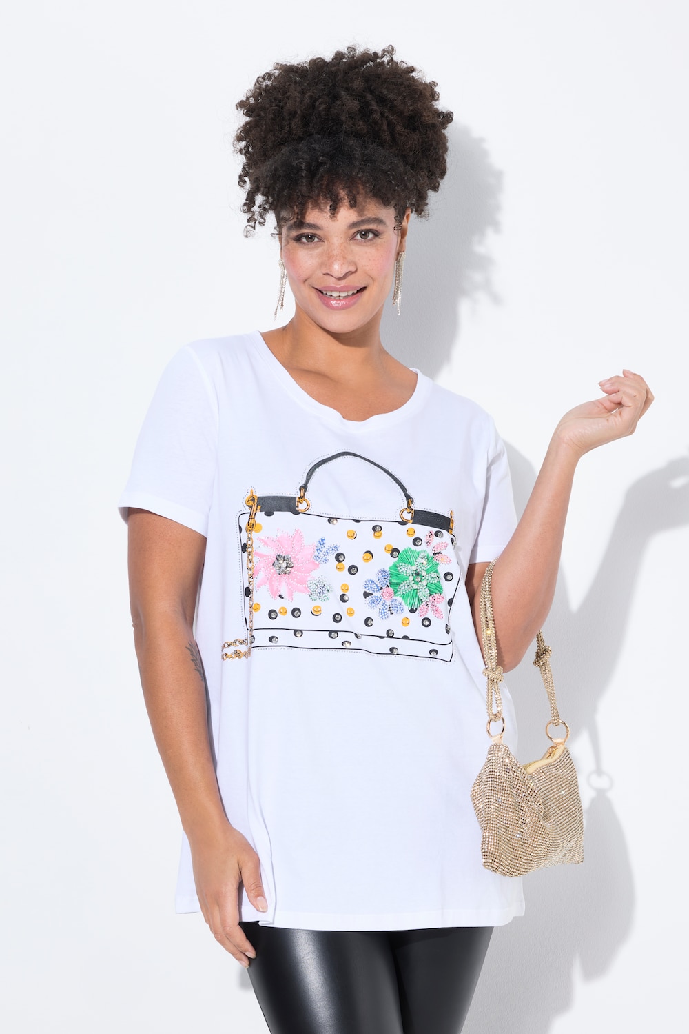 T-shirt, A-lijn, zakmotief