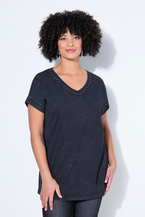 T-shirt, comfort fit, sierstuds