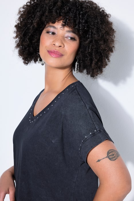 T-shirt, comfort fit, sierstuds