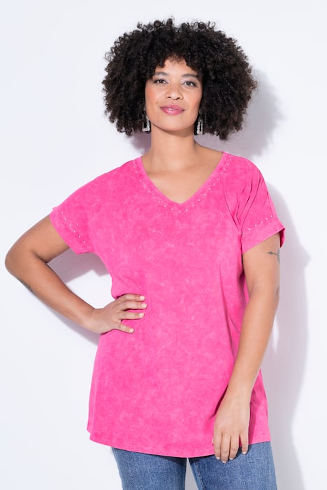 T-shirt, comfort fit, sierstuds