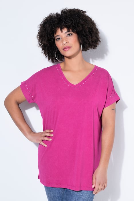 T-shirt, comfort fit, sierstuds