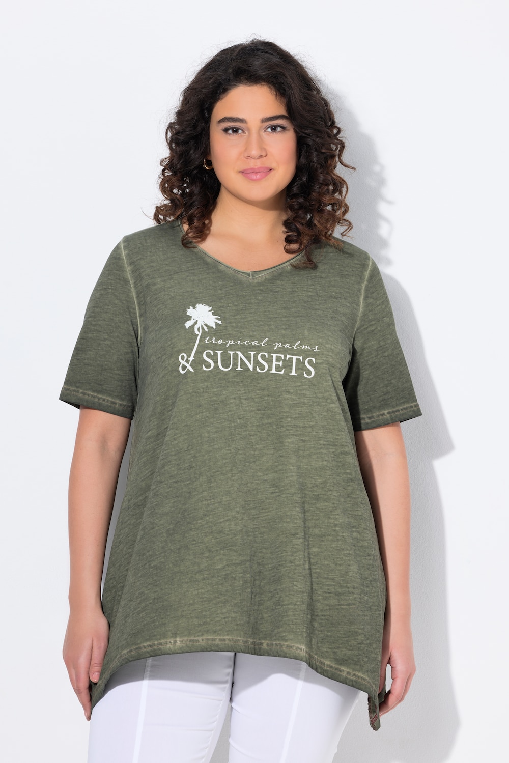 Große Größen T-Shirt, Damen, braun, Größe: 58/60, Baumwolle, Ulla Popken