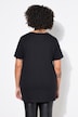 Comfort fit lip pattern rhinestone T-shirt