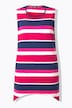 Longtop, strepen, A-lijn, ronde hals, mouwloos
