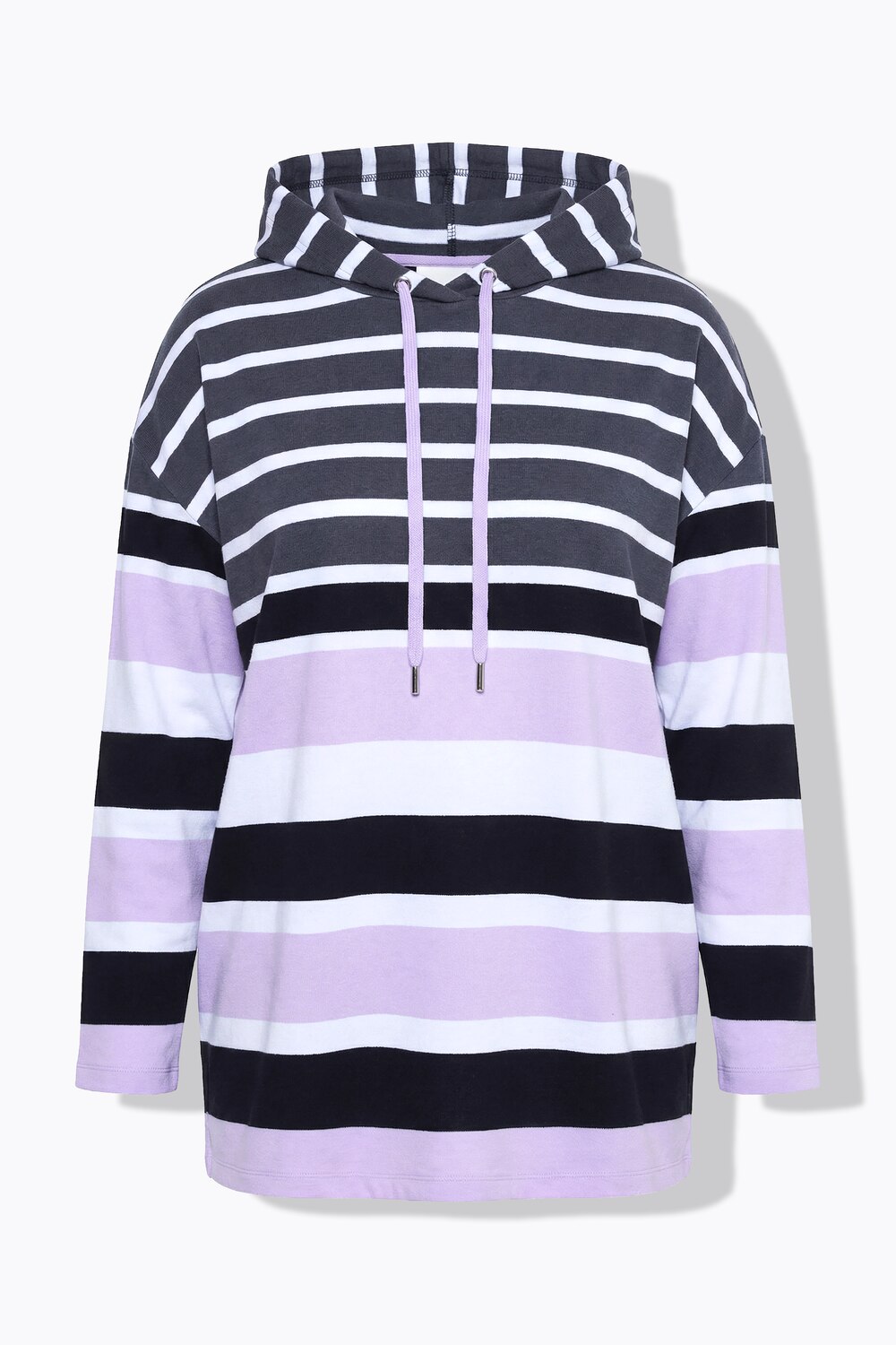 Stora storlekar Hoodie, Dam, lila, storlek: 44, Bomull, Angel of Style