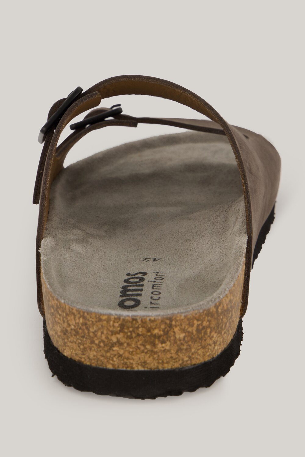 Stora storlekar Slip-ins, Her, brun, storlek: 42, Läder, JP1880