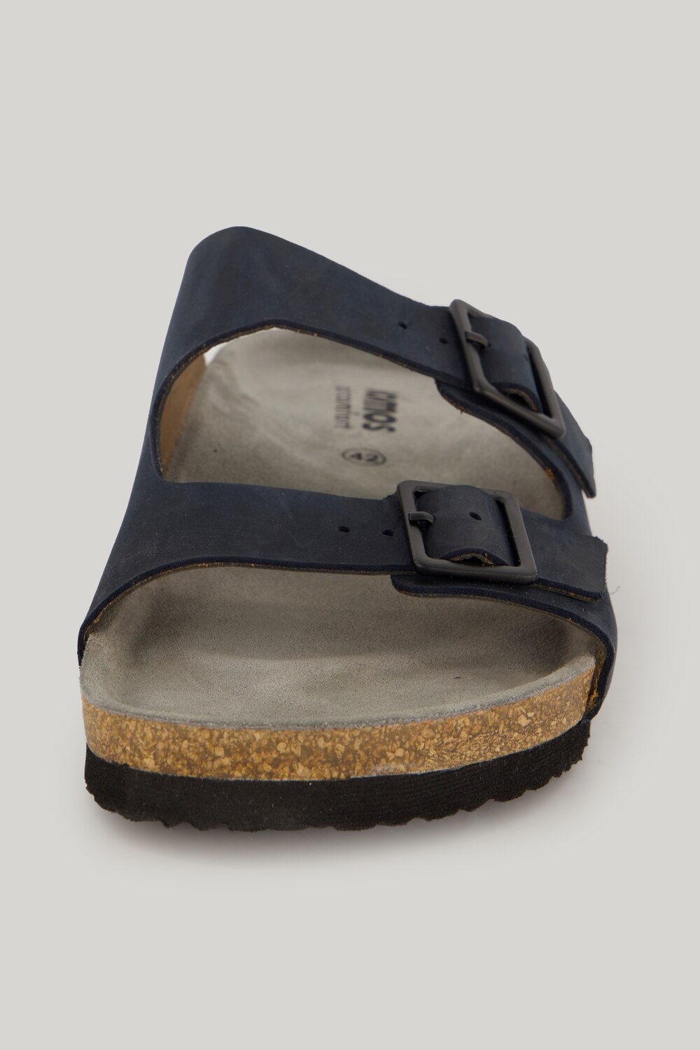 Stora storlekar Slip-ins, Her, blå, storlek: 42, Läder, JP1880
