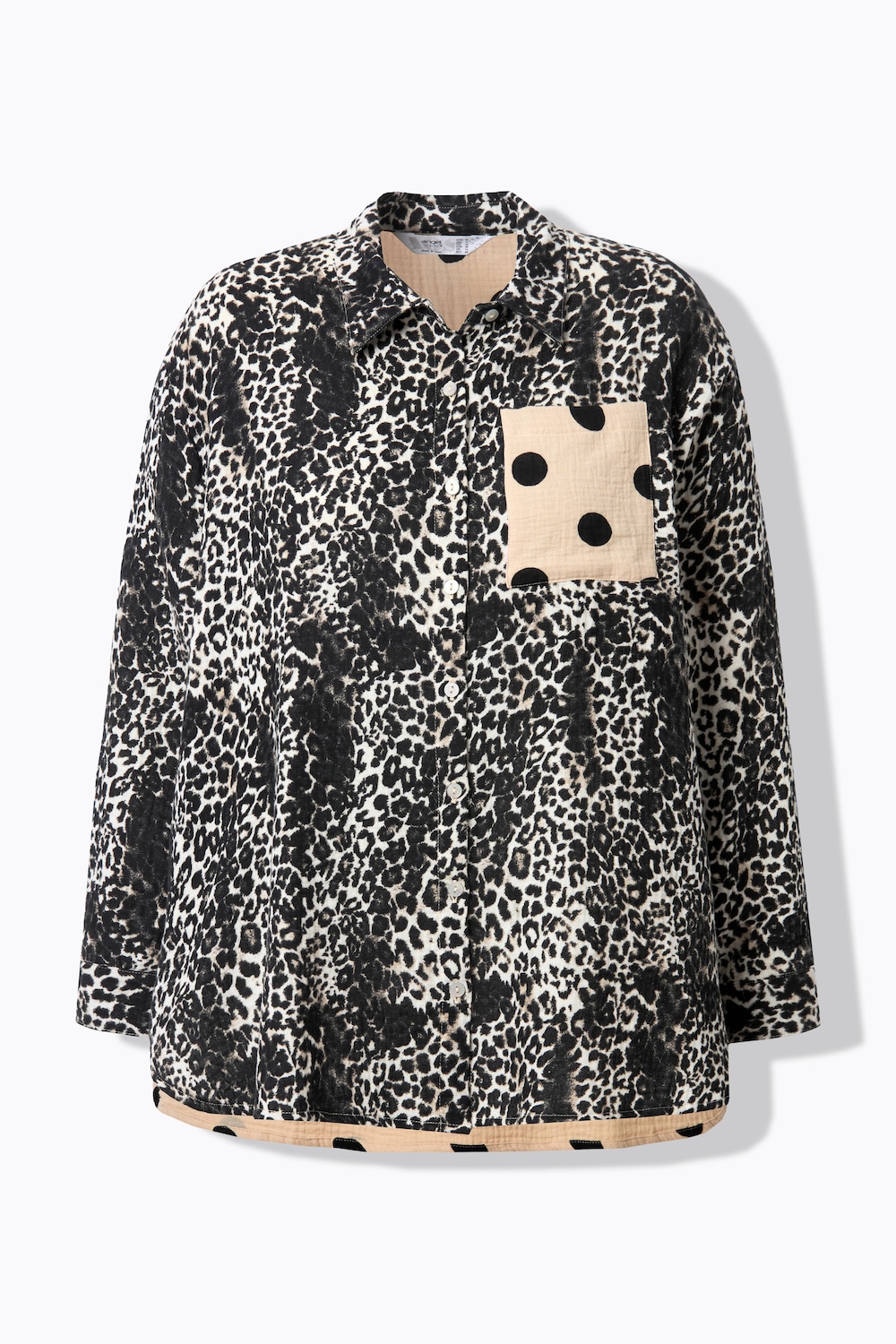 Stora storlekar Blus, Dam, vit, storlek: 54, Bomull, Angel of Style