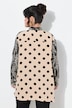 Blusa, oversized, muselina, mezcla de estampados