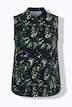 Bluse, ärmellose A-Linie, Animalmuster