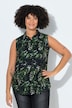 Bluse, ärmellose A-Linie, Animalmuster