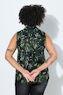 Bluse, ärmellose A-Linie, Animalmuster
