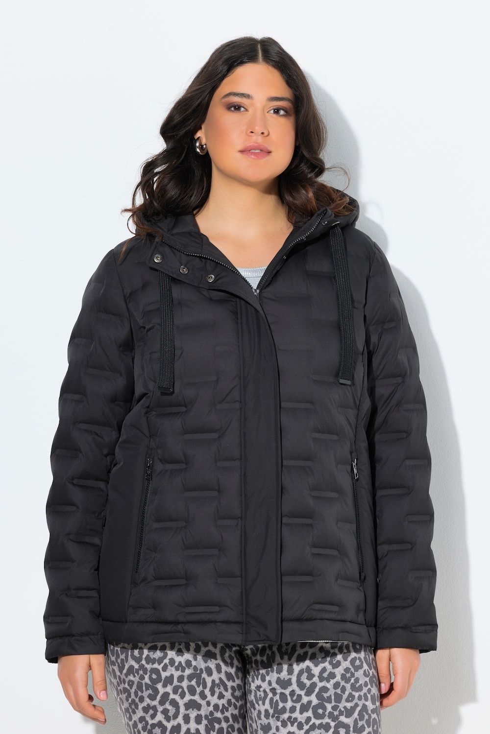 Große Größen HYPRAR Funktions-Steppjacke, Damen, schwarz, Größe: 46/48, Ulla Popken