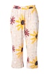 Žerzejové široké kalhoty, slunečnice, komfortní pas, biobavlna
