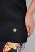 Pull en maille, encolure en V, manches courtes avec ruchés