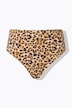 Bikini slip, panty, luipaardprint, high waist
