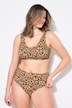 Bikini slip, panty, luipaardprint, high waist