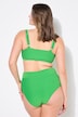 Bikini-Top, Frottee-Streifen, Zierring, Softcups
