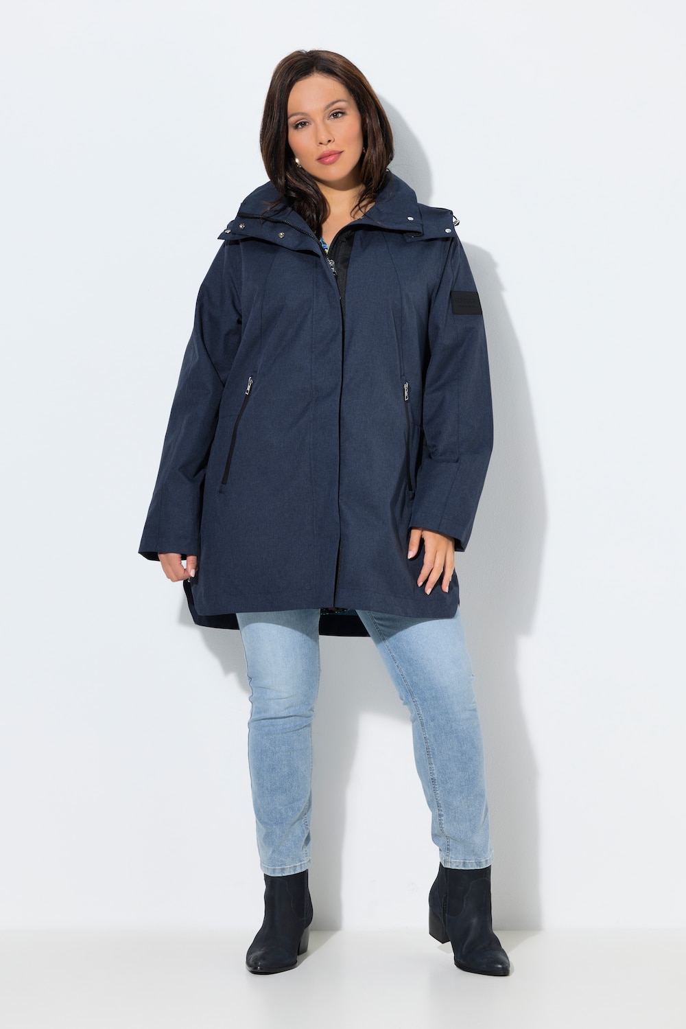 Thumbnail - Große Größen HYPRAR Funktionsjacke, Damen, blau, Größe: 62/64, Polyester, Ulla Popken
