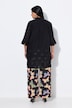 Longbluse, Schmetterlings-Applikation, Hemdkragen, Langarm