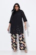 Longbluse, Schmetterlings-Applikation, Hemdkragen, Langarm