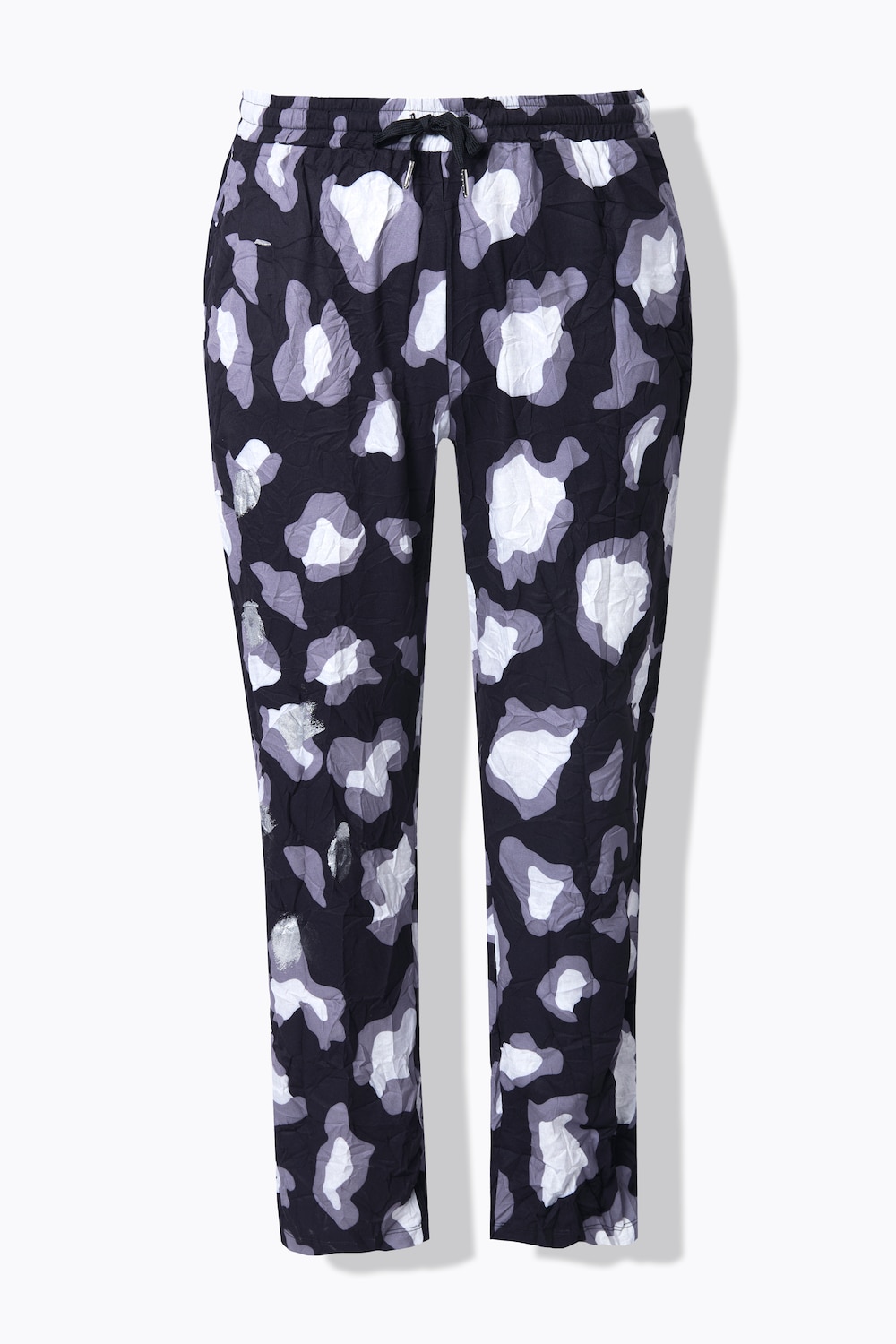 Stora storlekar Mjukisbyxa, Dam, svart, storlek: 46, Polyester, Angel of Style
