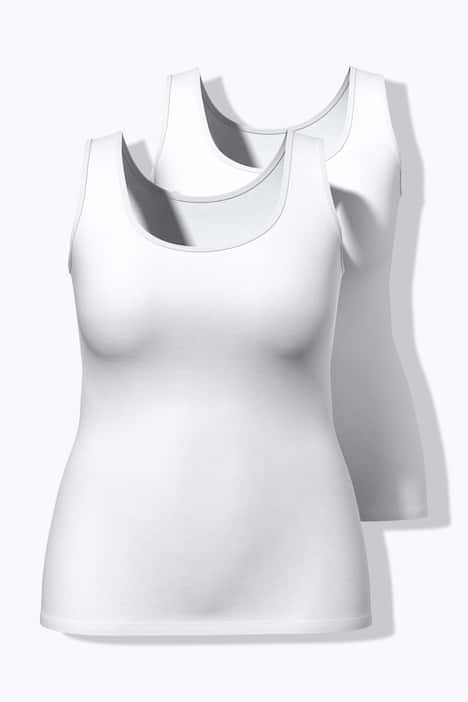 Tanktops, 2er-Pack, Rundhalsausschnitt, ärmellos