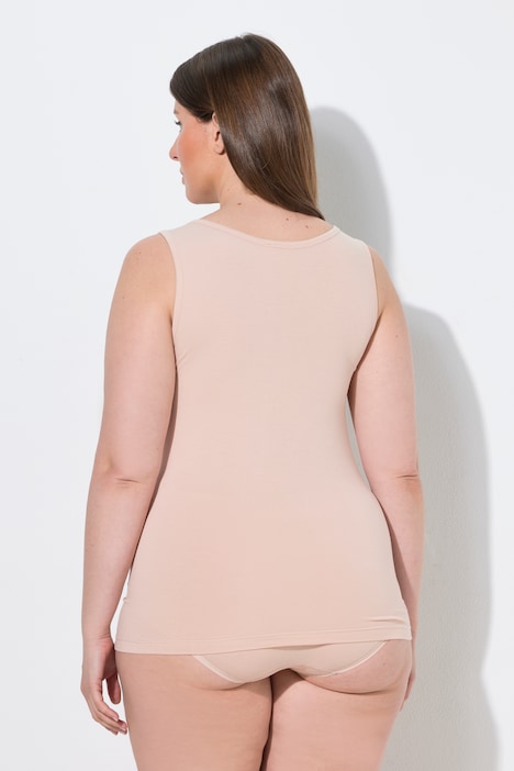 Tanktops, 2er-Pack, Rundhalsausschnitt, ärmellos