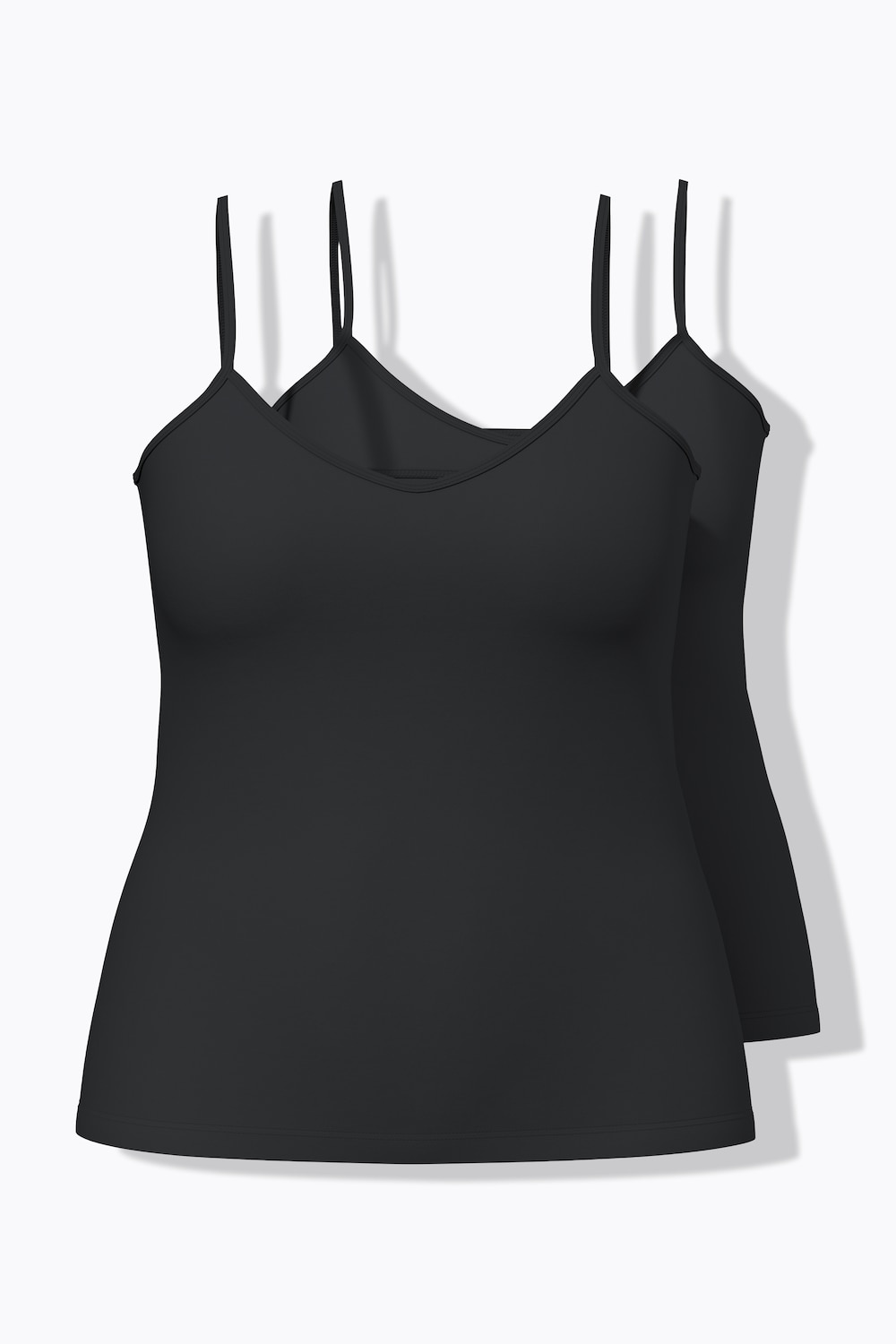 Tops, 2er-Pack, Rundhals, Spaghettiträger