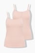 Tops, set van 2, ronde hals, spaghettibandjes