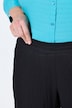7/8-broek Ruby, voorgevormde knieën, rechte pijpen, elastische tailleband